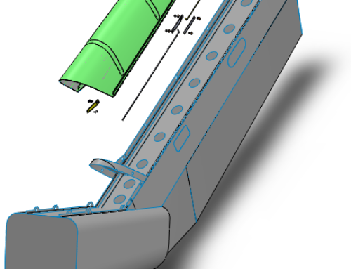 Carbon Fiber Vertical Fin Project in Progress